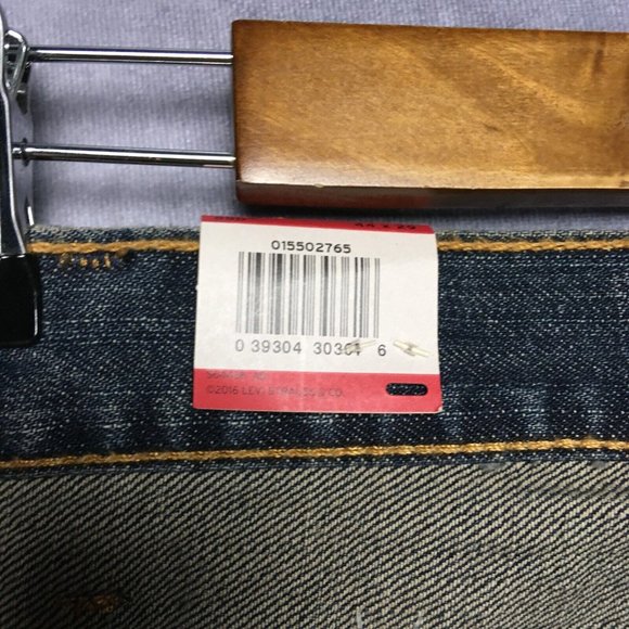 Levis Mens 550 Relaxed Fit Blue Jeans size 44x29 Tapered Leg Denim NEW w Tags - Picture 13 of 16